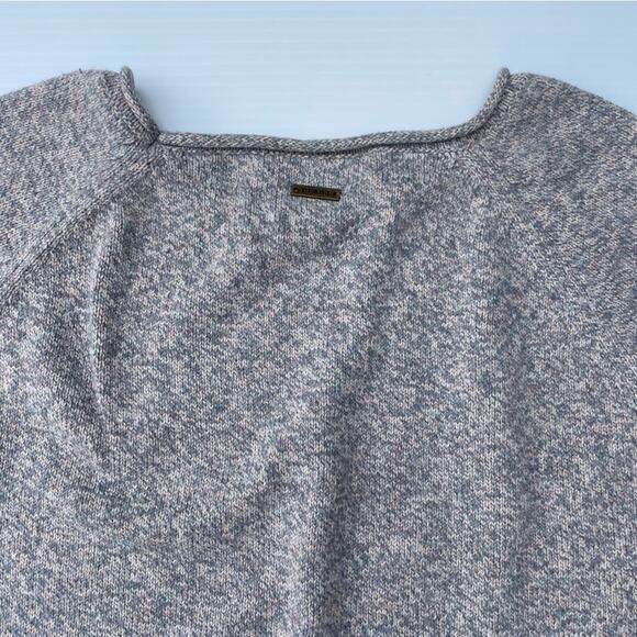 Prana womens Astrid sweater grey and pink side zip detail size Large - Picture 4 of 13